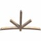 Ekena Millwork Alberta Smooth Timber Gable Bracket, Douglas Fir, 72"W x 45"H x 3 1/2"D x 3 1/2"F, 15/12 Pitch GBW072X45X0404ALB00SDF - alternate 3
